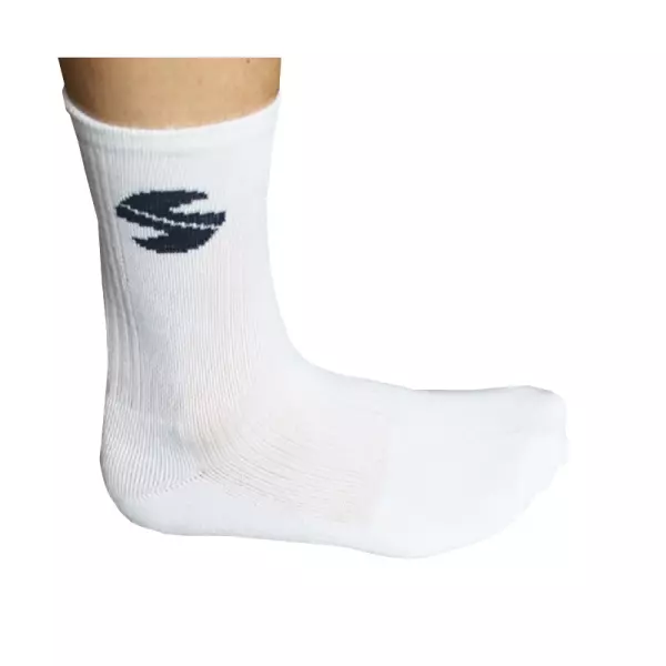 PAR CALCETIN ALTO SOFTEE PADEL - 39-42, BLANCO