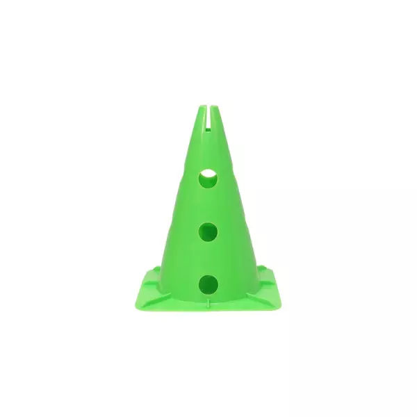 CONO CON SOPORTE PARA PICA Y ARO BASE CUADRADA - 50CM, VERDE