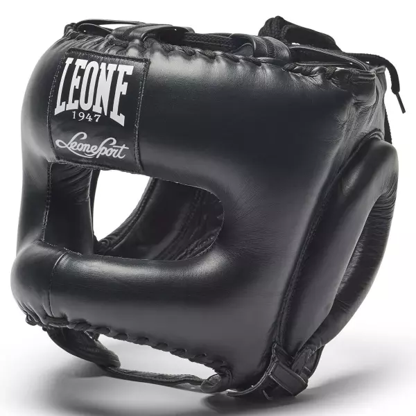 CS433 Casco de boxeo Leone 1947 “The Greatest” negro/BLANCO preguntar stock