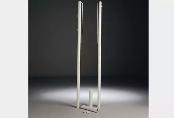 Postes bádminton fijos
