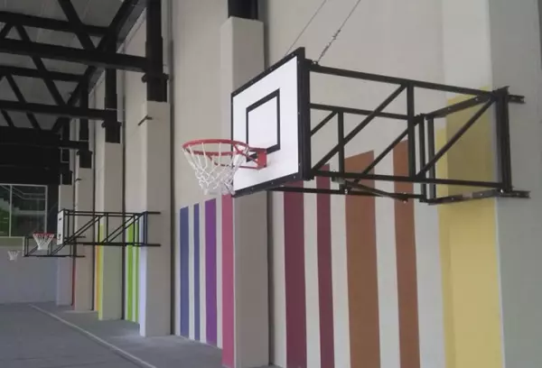 Canastas baloncesto y minibasket abatibles a pared “Palermo