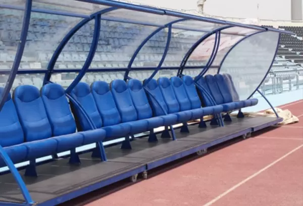 Banquillo suplentes estadios de fútbol «Orión»