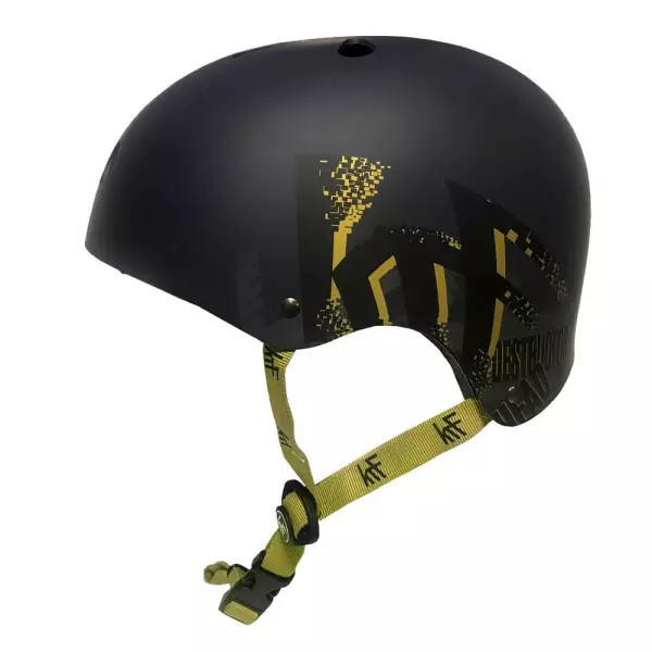 CASCO KRF DESTRUCTOR BLACK/GOLD patines monopatines