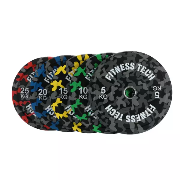 DISCO BUMPER PLATE CAMUFLAJE FLECKS ALTA RESISTENCIA