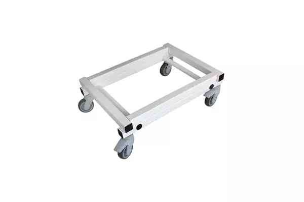 Base de PVC con ruedas para cestas banasta