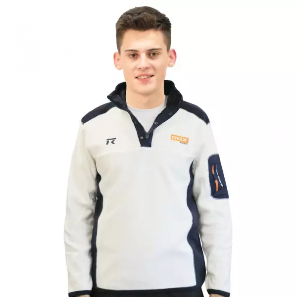 FORRO POLAR ROX R-ENTERPRISE INFANTIL - GRIS CLARO, 8 AÑOS#