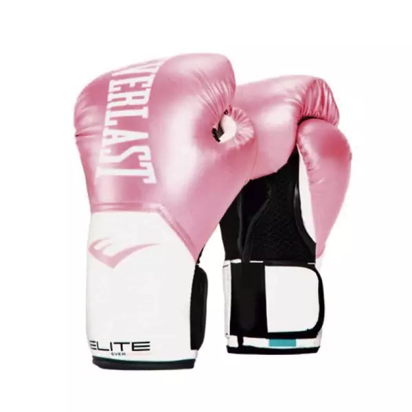 EVERLAST GUANTES ELITE PRO STYLE PINK/WHITE BOXEO 8/10/12 ONZAS