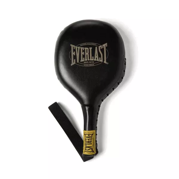 EVERLAST PADDLE 1910 LEATHER BLACK/WHITE RAQUETA BOXEO