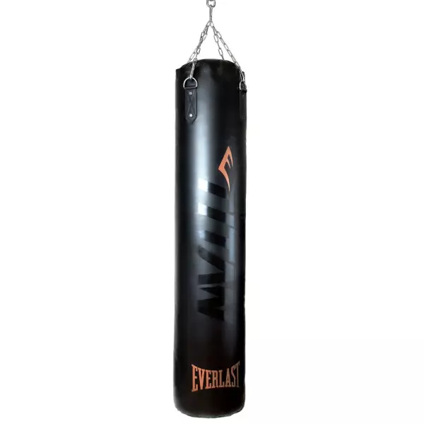 EVERLAST TITAN HEAVY BAG BLACK 147x33cm SACO BOXEO 45 KG
