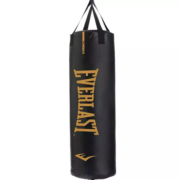 EVERLAST SACO NEVATEAR ELITE BLACK/GOLD 102x33CM 30Kg BOXEO