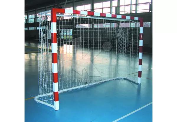 PORTERIAS BALONMANO/F. SALA ALUMINIO 8 X 8 CM. ARQUILLO HORIZONTAL. JUEGO.