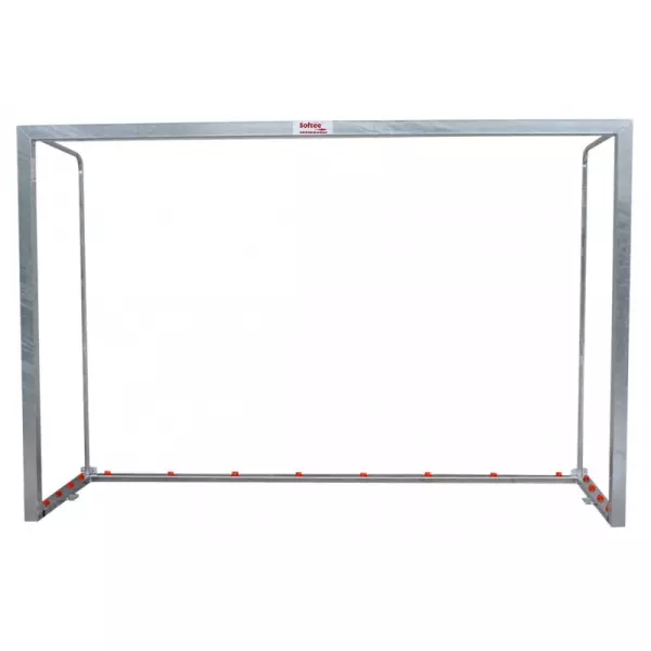 JUEGO PORTERIAS GALVANIZADAS F.SALA/BALONMANO METALICAS TRASLADABLES 80X80MM CON BASE 80X40MM