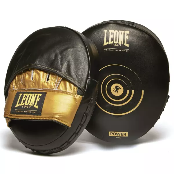 GM411 Manoplas de Entreno “Power line” Leone 1947 Color Negro Anti-shock