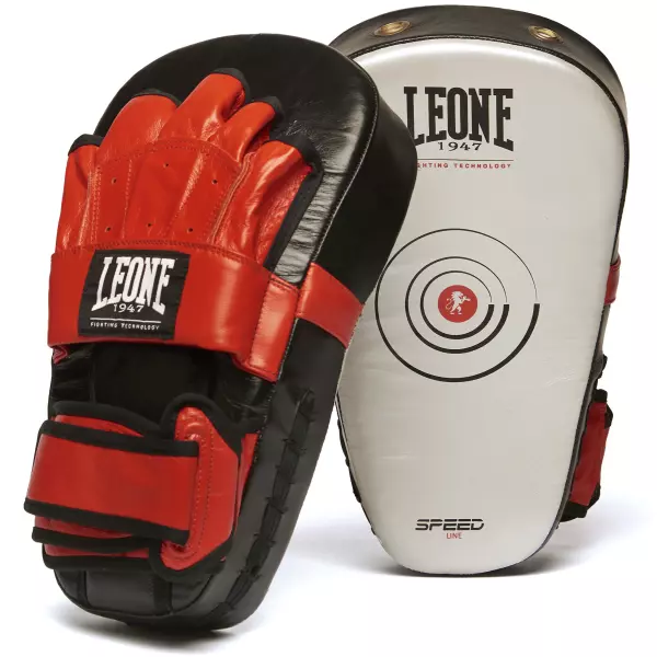 GM520 Manoplas largas de Entreno “Speed line” Leone 1947 BOXEO PREGUNTAR STOCK COLOR NEGRO/PLATEADO
