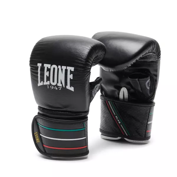 GS092 Guantillas de Saco LEONE 1947 “Flag” Color Negro BOXEO