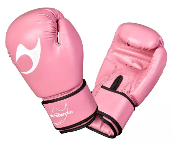 GUANTES LADY 10 OZ ROSA JUSPORTS