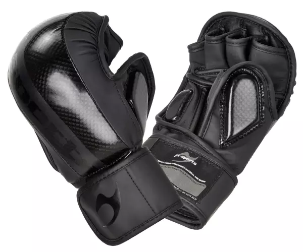 GUANTES MMA SPARRING "ASSASIN" CARBÓN JUSPORTS