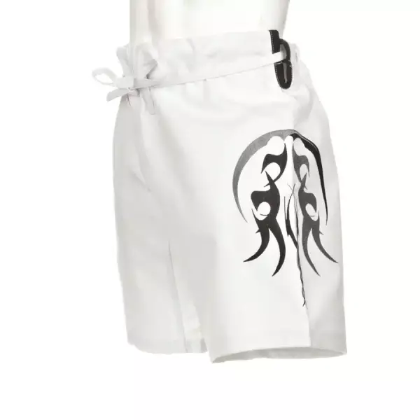 SHORT GRAPPLING "TRIBAL" BLANCO JUSPORTS