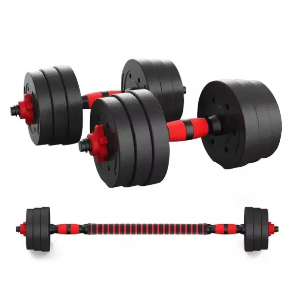 JUEGO DE MANCUERNAS 2 EN 1 CON BARRA EXTENSIBLE AJUSTABLE 10/15/20/30/40/50 PREGUNTAR STOCK