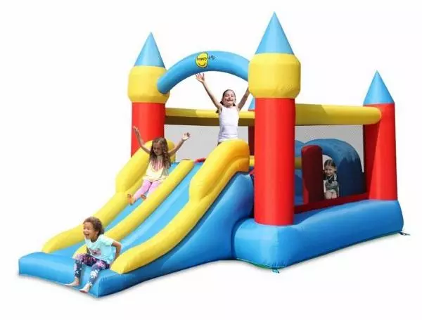 CASTILLO HINCHABLE MINI CARRERA LOCA DE OBSTÁCULOS