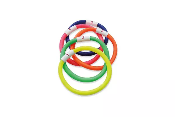 Conjunto de 5 proos, flexible, numerado y sumergible