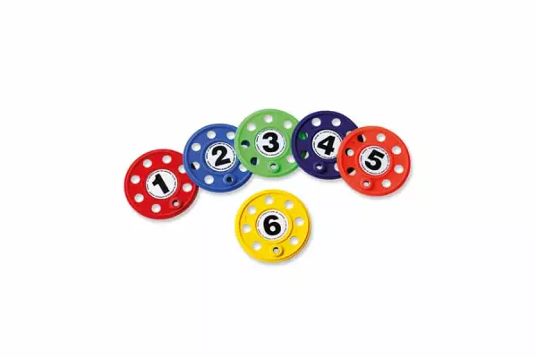 Discos numerados sumergibles NATACION