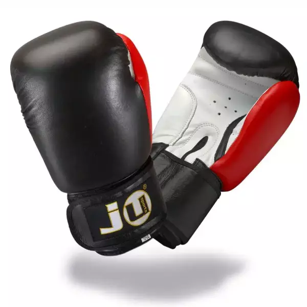 GUANTES DE BOXEO LEATHER PLUS JUSPORTS 10/12 ONZAS CUERO