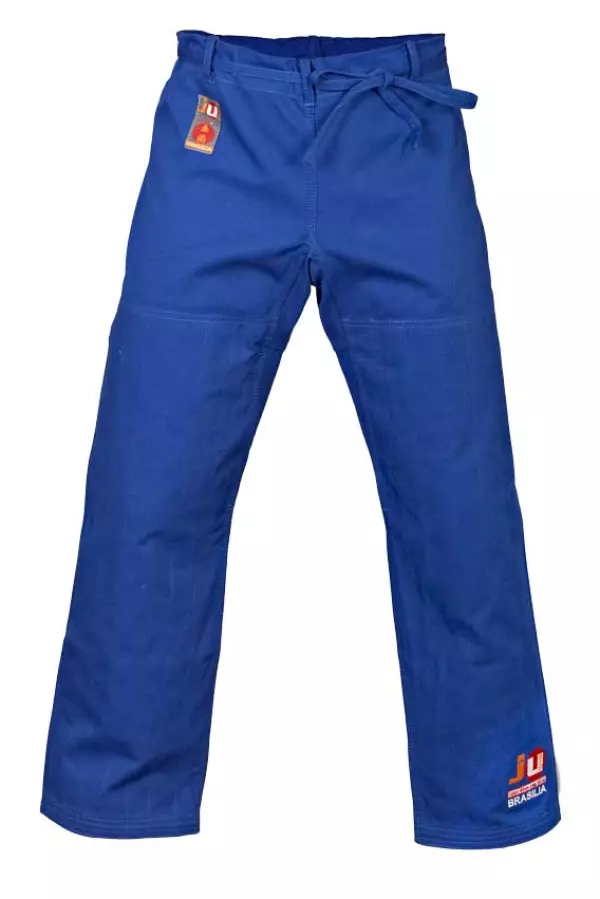 PANTALÓN JUDO "BRASILIA" CON CORDÓN AZUL/NEGRO