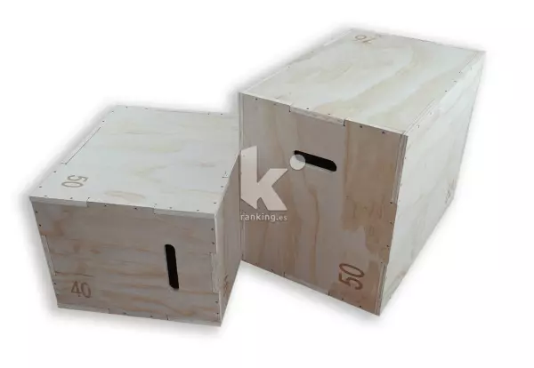 PLYOBOX MADERA NATURAL CAJON PLIOMETRICO