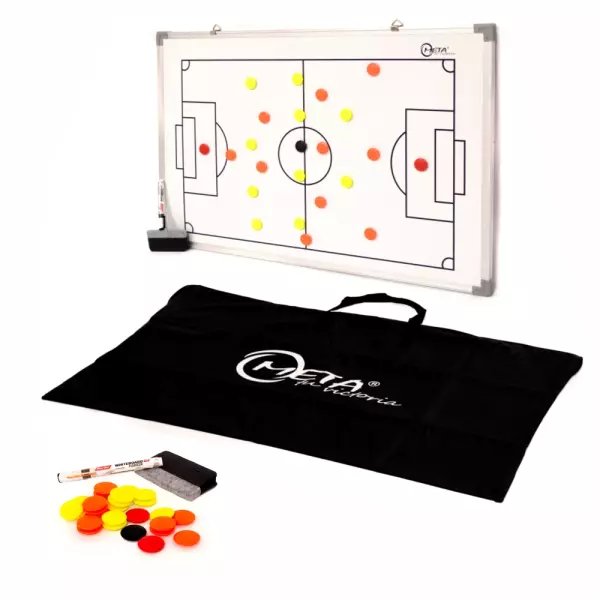 Kit “Entrenador-1” FUTBOL 60X90,PIZARRA,FICHAS,ROTURADOR,BORRADOR,BOLSO