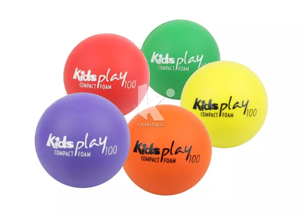 BALON MULTIUSO KIDS PLAY COMPACT FOAM Ø 100MM. SET 5 UDS. - 1 X COLOR PELOTA FOAM