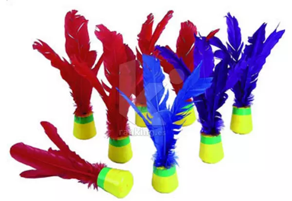 Indiaka de pluma artificial