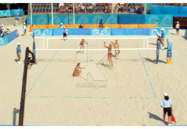 JUEGO DE CINTA DELIMITADORA CAMPO VOLEY PLAYA