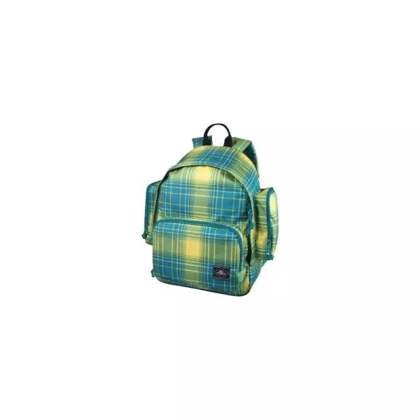 MOCHILA O'NEILL CLASSIC CUADROS VERDE/AMARILLO