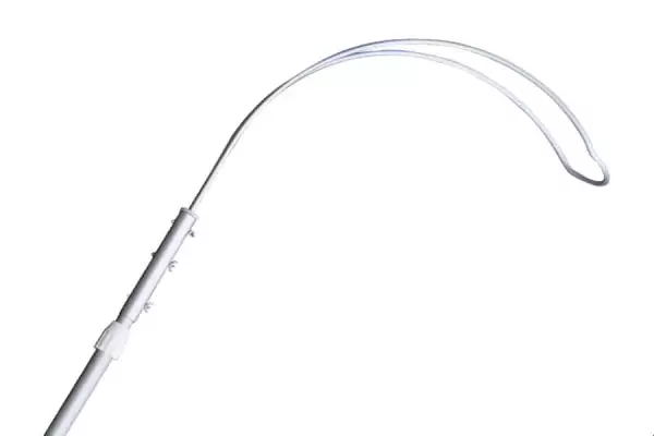 Balsa salvavidas telescópica con gancho de aluminio PALO 3,1 A 5,3 M DE LARGO