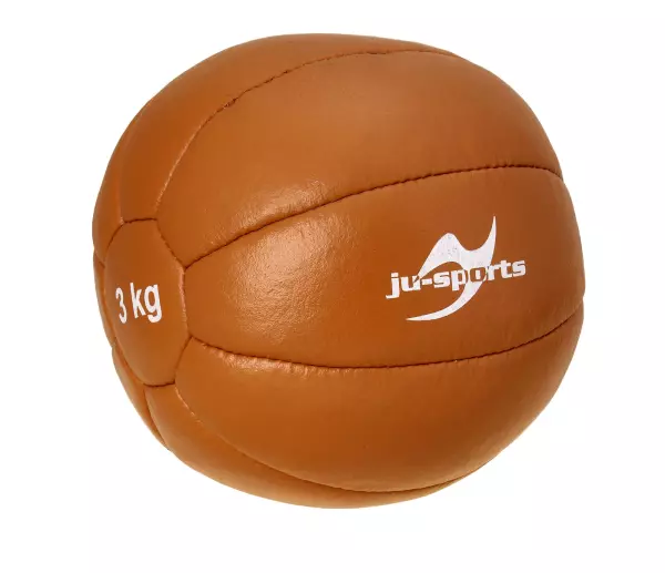 BALÓN MEDICINAL DE CUERO JUSPORTS 3/4/5/6 KG