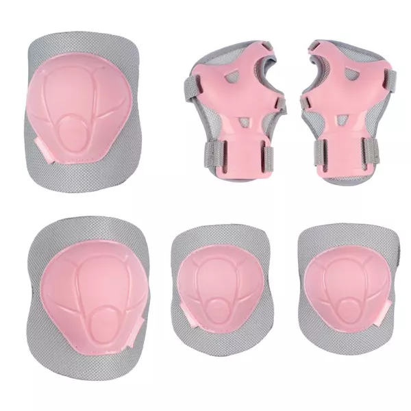 SET PROTECCIONES JUNIOR CONCRETE ROSA