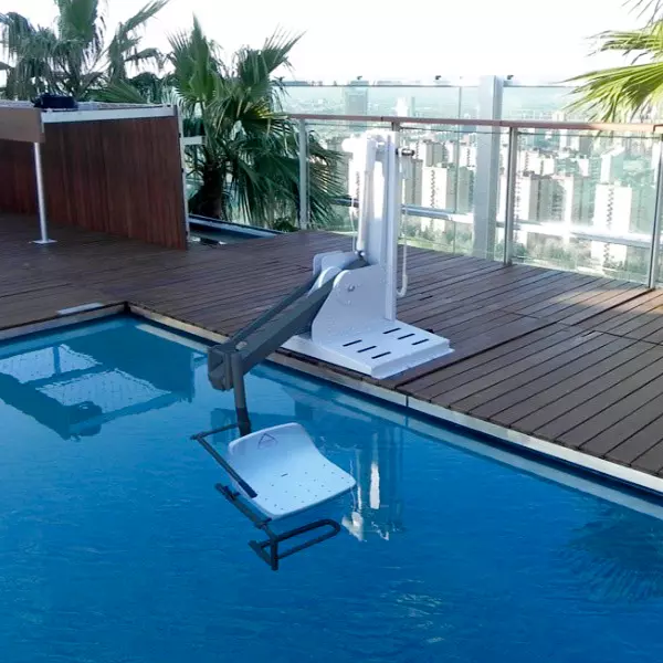 ELEVADOR 600 BATERIA FIJO HASTA 150 KGS GRUA PISCINAS