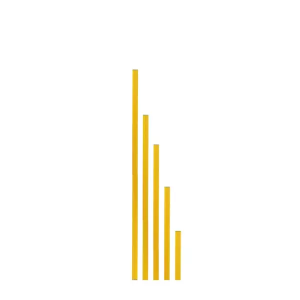PICA PVC - 120 CM, AMARILLO