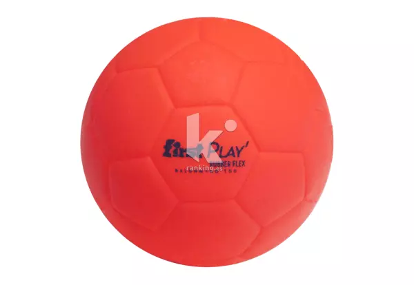 BALÓN BALONMANO FIRST PLAY RUBBER FLEX TALLA 00, NARANJA