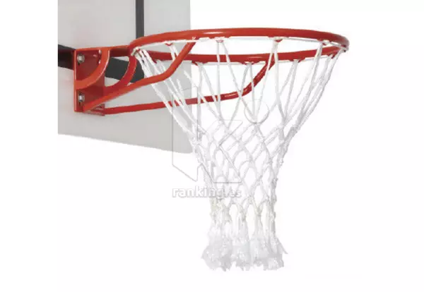 Red Baloncesto Nylon 6mm. Con Flecos 12 Ganchos. Juego 2 uds.