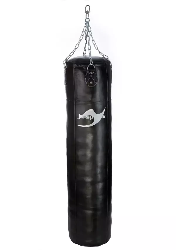 SACO GOLD LINE CUERO NEGRO (RELLENO) JUSPORTS BOXEO 120/150/180 CMX35 CM