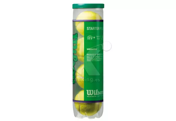 PELOTA TENIS WILSON STARTER PLAY. BOTE 4 UDS