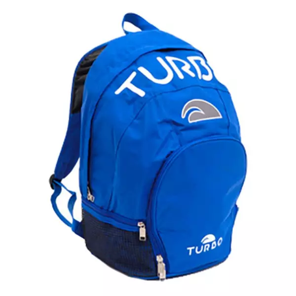 Mochila Turbo Sedna naranja/ azul /NEGRO 25 L NATACION 28x23x47 cm.