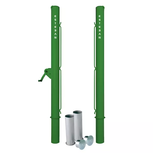 Postes tenis con anclajes TP10010 fijos-trasladables
