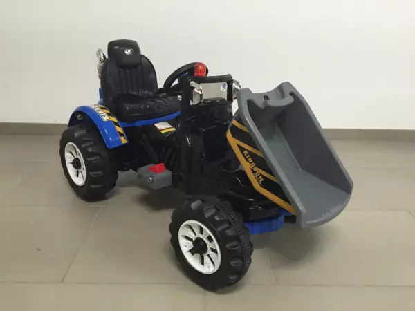 New Holland Style con Volquete 12V Azul TRACTOR ELECTRICO CON VOLQUETE 12 V PREGUNTAR STOCK