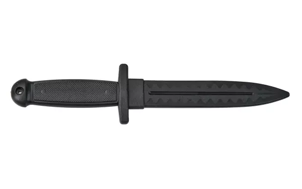 CUCHILLO NEGRO FLEXIBLE DE ENTRENAMIENTO 30CM
