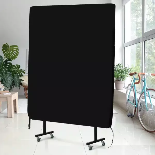 Funda para Mesa de Ping-Pong con Cremallera Anti-UV e Impermeable para Interior y Exterior 275x153x5 cm Negro