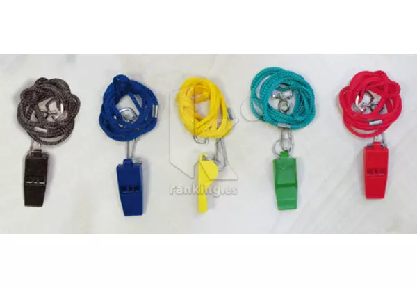 Silbato sin bola con cordón