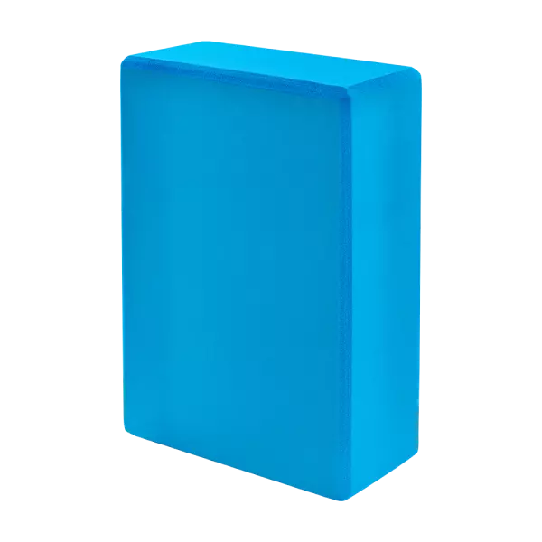 Bloque yoga foam 8cm. AZUL. 23x15cm LADRILLO